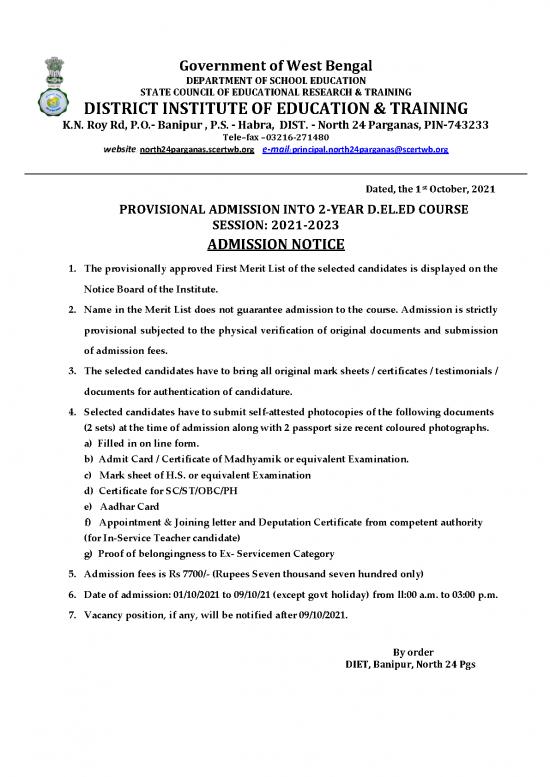 picture_Education Pdf 112496 | Admission Notice 1st Merit List   2021 2023