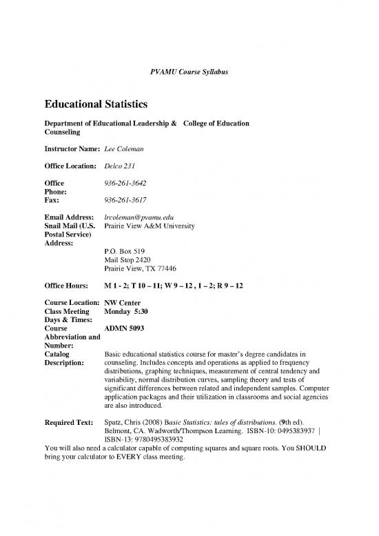 picture Education Pdf 113578 | Admnl5093  Educational Statistics