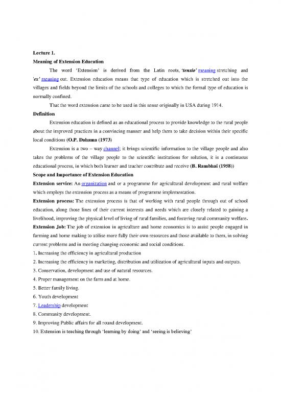 picture Education Pdf 113582 | Agri Ii Sem Introduction To Agriculture Extension