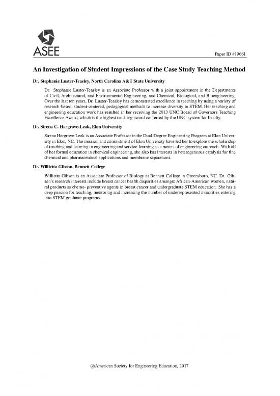 picture1_Study Pdf 114368 | An Investigation Of Student Impressions Of The Case Study Teaching Method