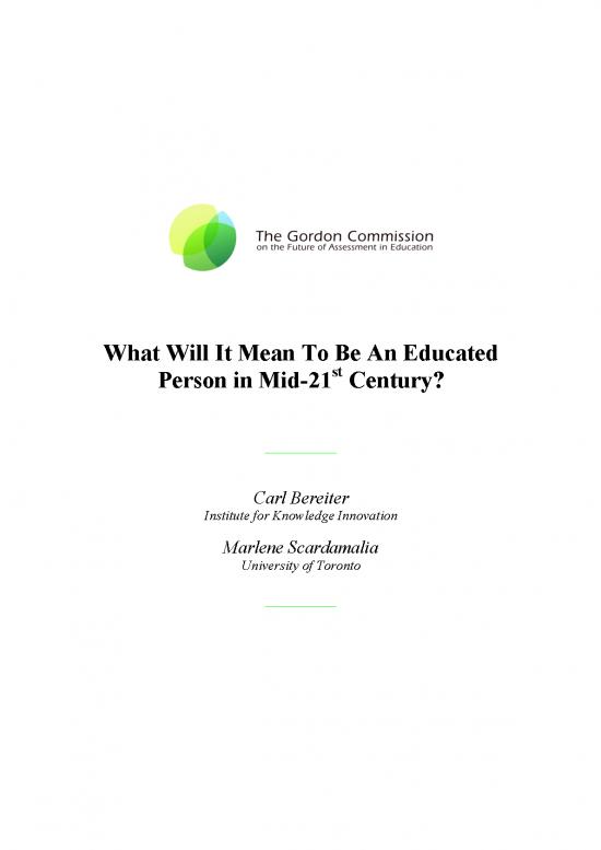 picture_Education Pdf 113210 | Bereiter Scardamalia What Will Mean Educated Person Century