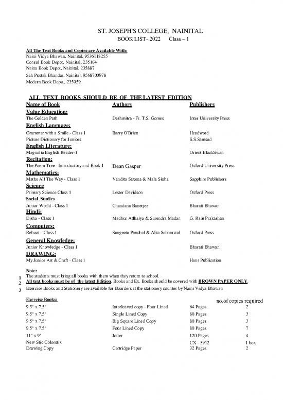 picture1_Education Pdf 113679 | Book List 2022 15feb