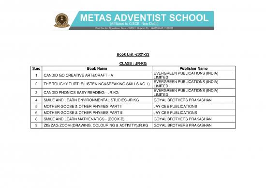 picture_General Knowledge 2021 Pdf 114497 | Book List For The Academic Session 2021 2297014