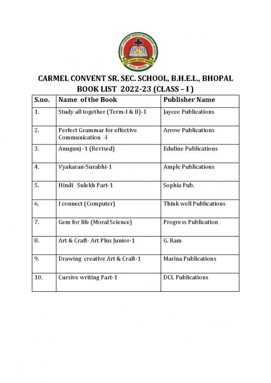 picture_Study Pdf 114659 | Book List Std  1   6