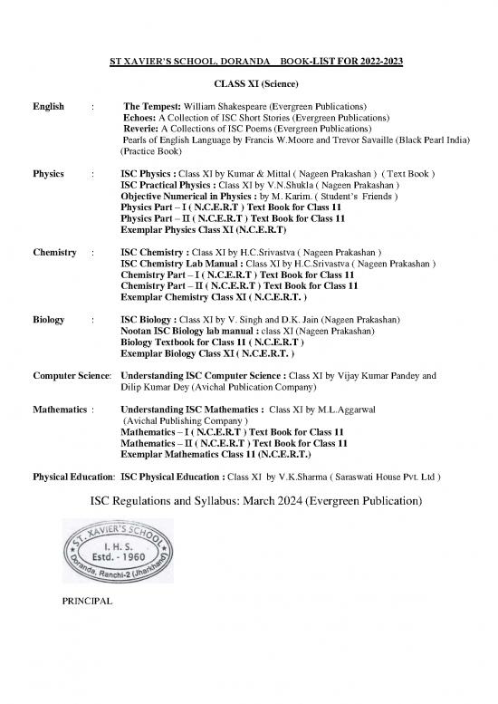 picture1_Book List Xi Science Commmerce Arts 2022 23 Edited