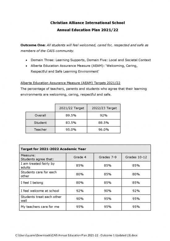 picture1_Education Pdf 112986 | Cais Annual Education Plan 2021 22 Outcome 1 1