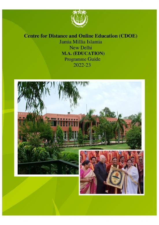 picture1_Education Pdf 113390 | Cdol Programmes Studies Semestermode Ma Education