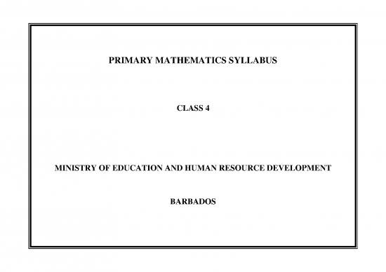 picture_Class 4 Mathematics Syllabus