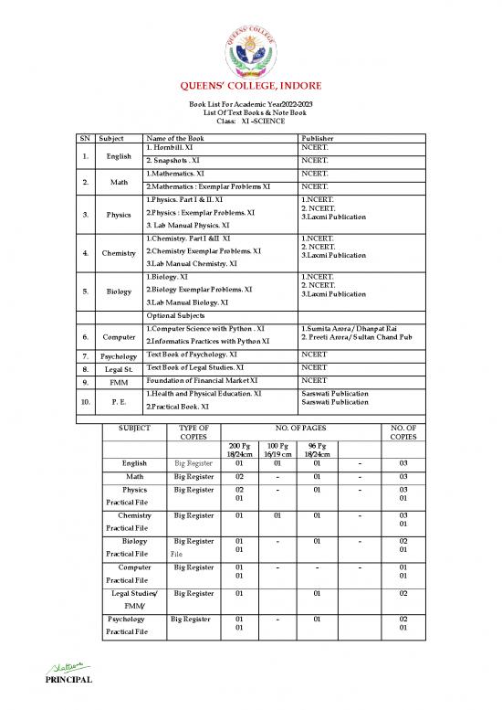 picture Python Pdf 114392 | Class Xi Science Book List For The Session 2022 23