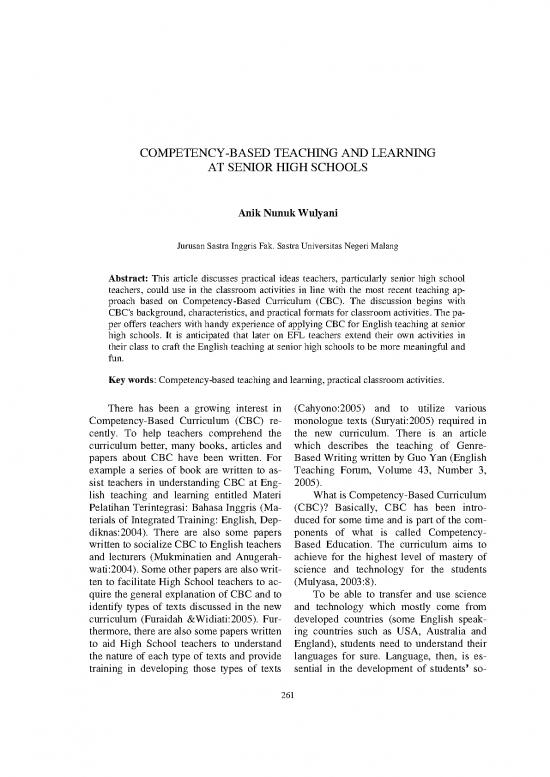 picture_Learning Pdf 112685 | Competency Based Teaching And Learning At Senior High Schools
