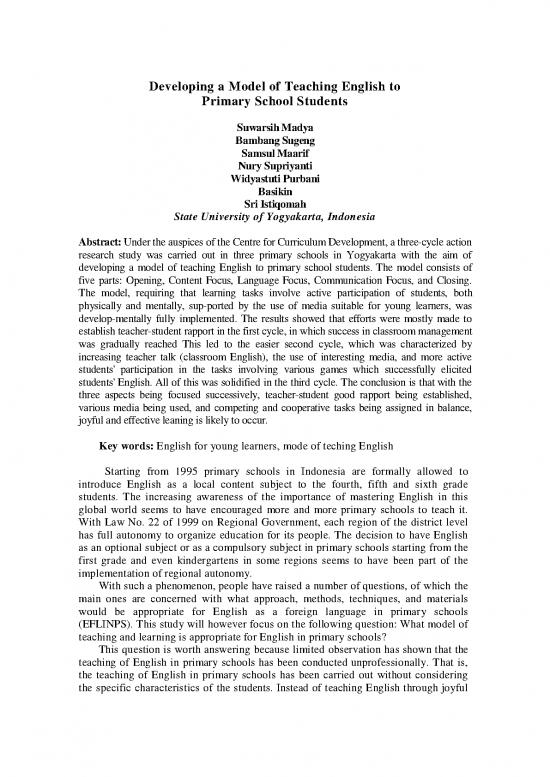 picture1_Learning Pdf 112760 | Developing Model Teaching English