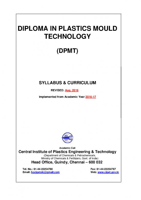 picture1_Engineering Plastics Pdf 113045 | Dpmt Syllabus 2016