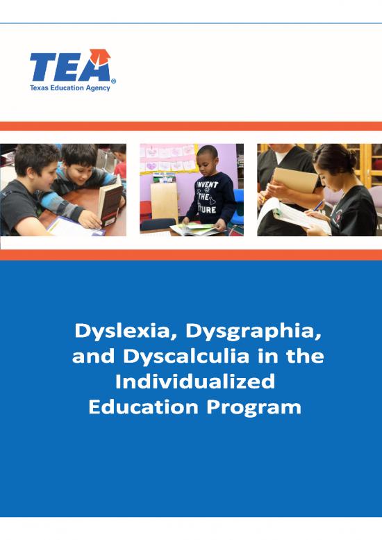 picture1_Education Pdf 113117 | Dyslexia Dysgraphia And Dyscalculia  In The Iep