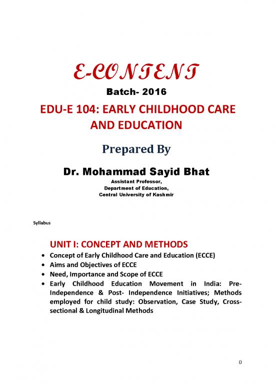 picture_Education Pdf 113081 | Ecce   Concept And Methods   D Mohd Sayid Bhat
