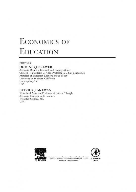 picture1_Education Pdf 112537 | Economics Of Education Returns To Education In Developed Countries Part 1