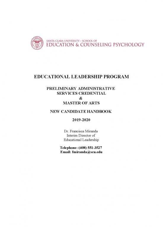 picture Educational Leadership Pdf 113633 | Ed Lead Handbook 2019 2020