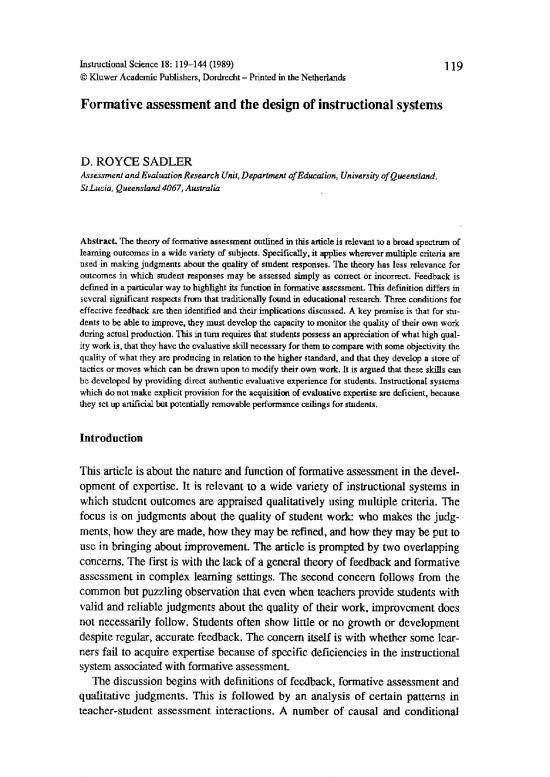 picture1_Education Pdf 112432 | Formative Assessment And Design Of Instructional Systems