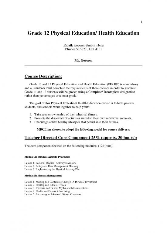 picture1_Education Pdf 113442 | Grade 12 Pe Course Outline Fianl