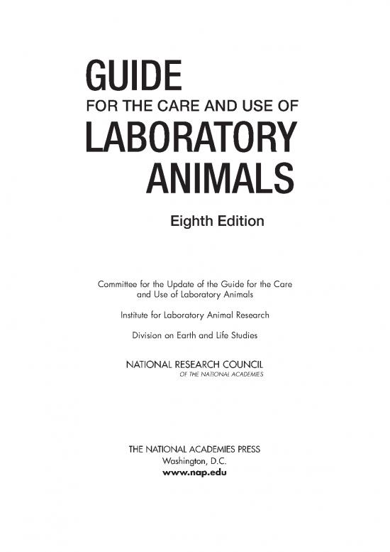 picture1_Medicine Pdf 114137 | Guide For The Care And Use Of Laboratory Animals