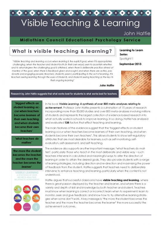 picture1_Educational Psychology Pdf 113455 | Hattie Spotlight