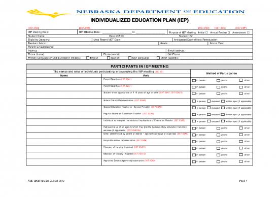 picture_Education Pdf 113168 | Iep Form