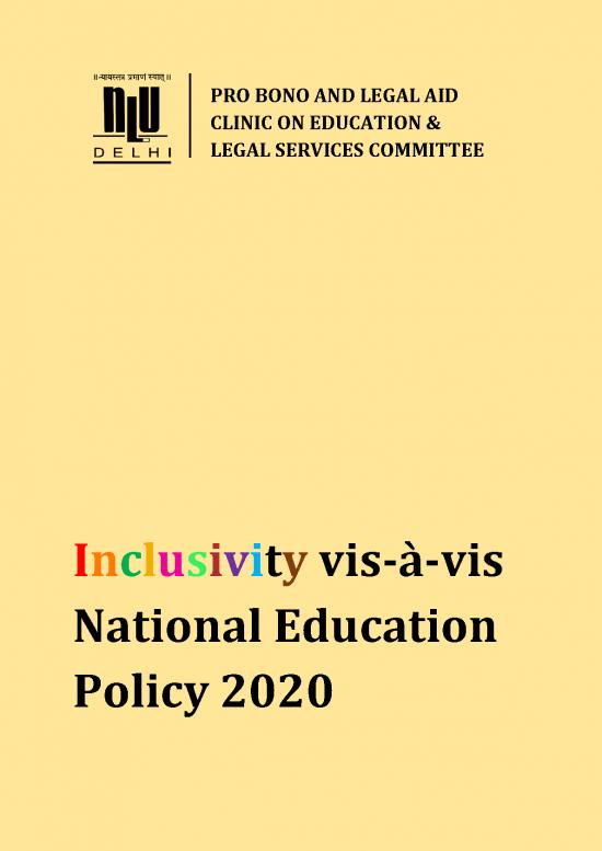 picture Education Pdf 112495 | Inclusivity Vis A Vis Nep 2020