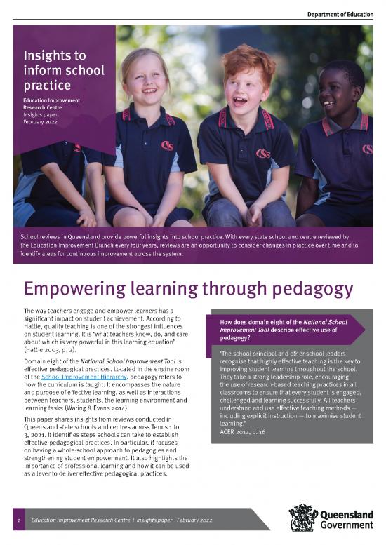 picture1_Education Pdf 112706 | Insights Paper Empowering Learning Through Pedagogy