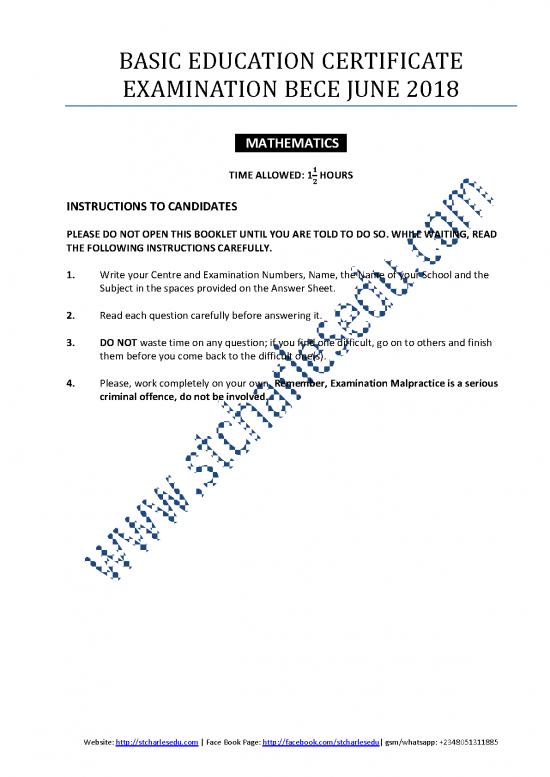 picture1_Pdf Certificate Online 114483 | Jss3 Bece Junior Waec Past Questions Answers Pdf Download For Mathematics
