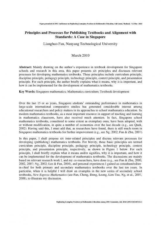 picture1_Lianghuo Fan Principles And Processed For Publishing Textbooks And Alignment With Standards A Case I