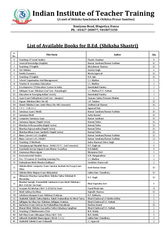 picture_Education Pdf 113307 | List Of Books Shiksha Shastri