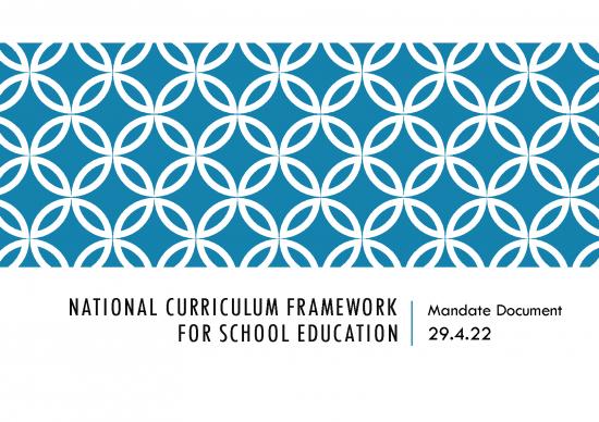 picture Education Pdf 112460 | Mandate Presentation Ncf