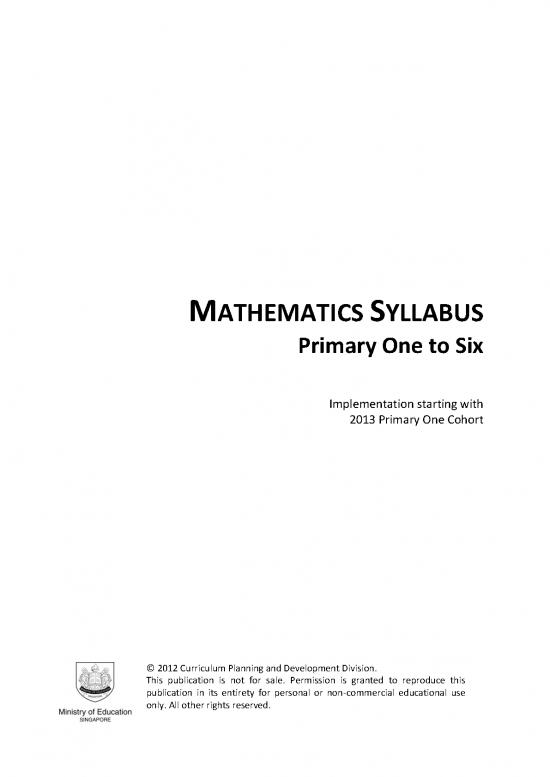 picture1_Education Pdf 113463 | Mathematics Syllabus Primary 1 To 6