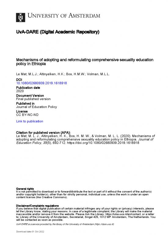 picture1_Academic Pdf 114388 | Mechanisms Of Adopting And Reformulating Comprehensive Sexuality Education Policy In Ethiopia