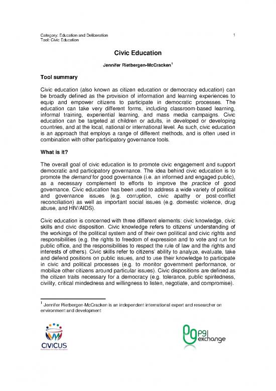 picture Education Pdf 113052 | Pgx B Civic Education