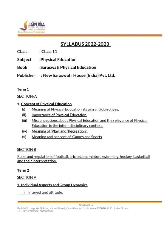 picture Education Pdf 112702 | Physical Education Class 11 2022 23