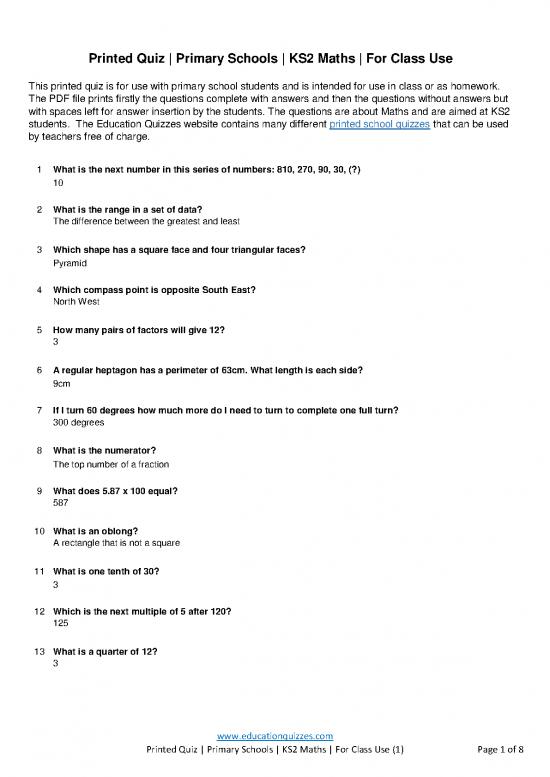 picture_Education Pdf 113182 | Printed Quiz Primary Schools Ks2 Maths For Class Use (1) 1