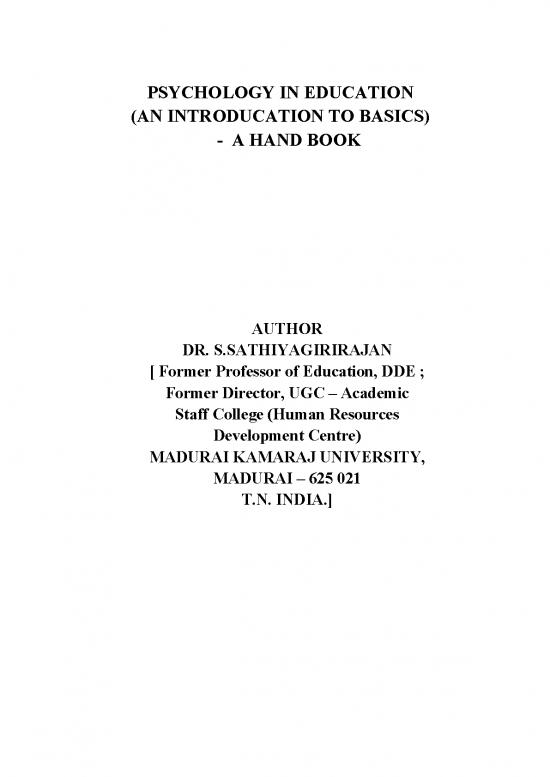 picture Education Pdf 112437 | Psychology In Education