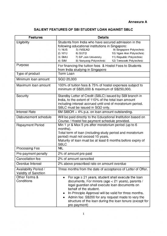 picture1_Salient Product Features Sbi Student Loan