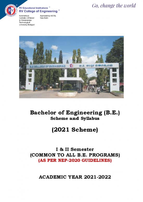 picture1_Learning Environment Pdf 114424 | Scheme & Syllabus 2022 Consolidated