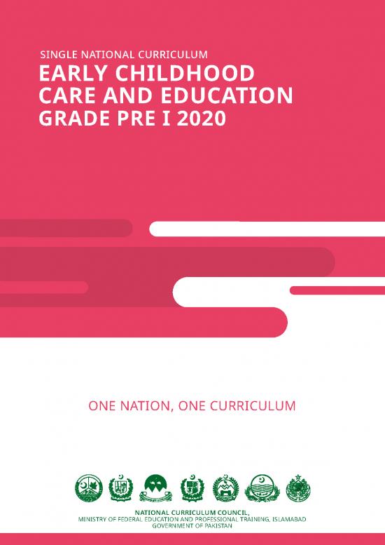 picture Single National Curriculum Pakistan 2020 Pdf 114928 | Snc Ecce