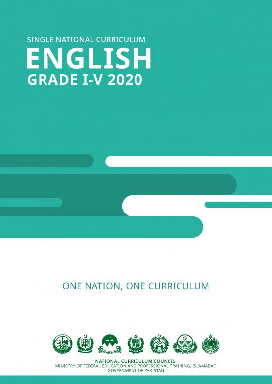 picture Single National Curriculum Pakistan 2020 Pdf 114929 | Snc English 1 5