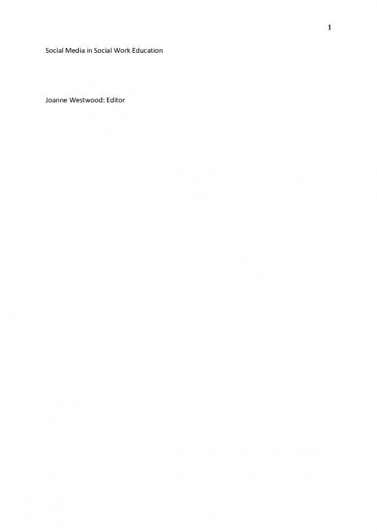 picture1_Online Education Pdf 113931 | Social Media In Sw Edcuation Critical Publishing