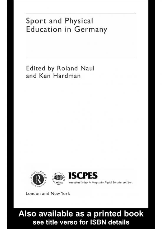 picture1_Education Pdf 112624 | Sport And Physical Education In Germany