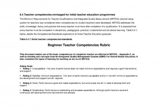 picture Education Pdf 113385 | Teacher Competencies Ex Unisa