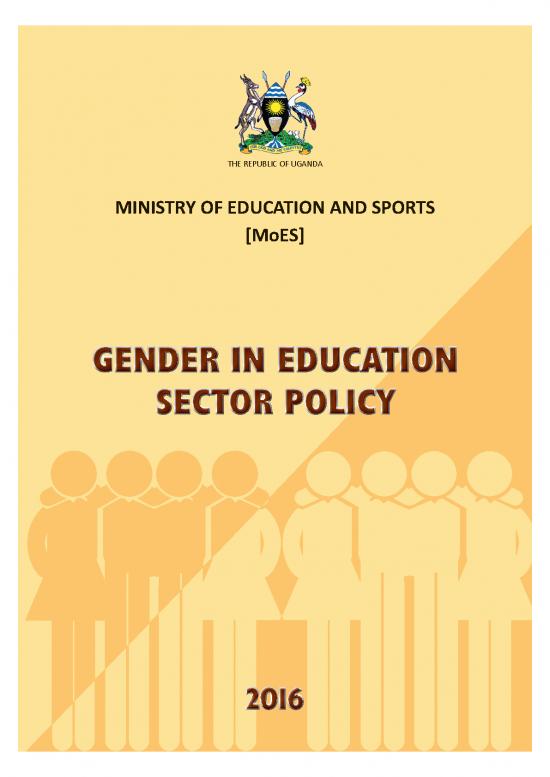 picture1_Uganda Gender In Education Sector Policy
