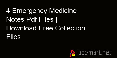 picture_4 Emergency Medicine Notes Pdf Files | Download Free Collection Files