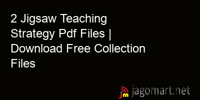 picture 2 Jigsaw Teaching Strategy Pdf Files | Download Free Collection Files