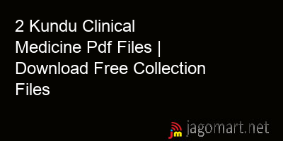picture 2 Kundu Clinical Medicine Pdf Files | Download Free Collection Files