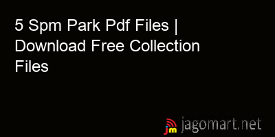 picture 5 Spm Park Pdf Files | Download Free Collection Files