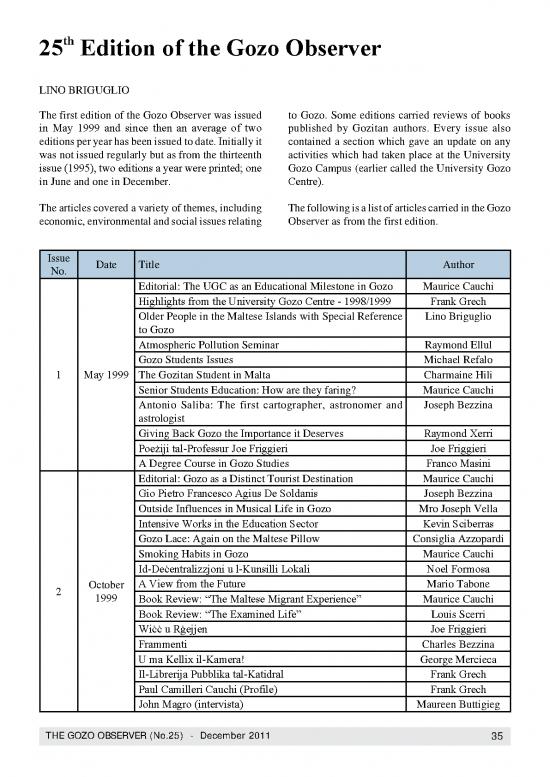 picture1_25th Edition Of The Gozo Observer